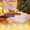 Christmas Lights Christmas Decorations 68ft 160 LED Indoor Outdoor Waterproof Fairy Lights Clear Wire, 8 Modes Tree Lights for Room Bedroom Wedding Bedroom Decor-Warm White